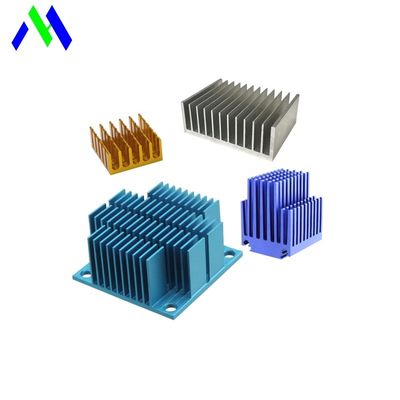 Quadrat-anodisierter Vielzweckkühlkörper, Antikorrosion CNC-Kühlkörper