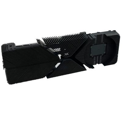 Quadrat-anodisierter Vielzweckkühlkörper, Antikorrosion CNC-Kühlkörper