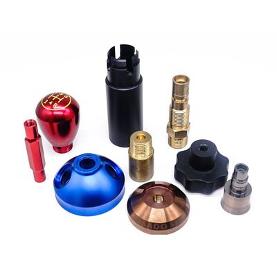 Messingaluminium-Drehenteil-rostfeste Toleranz 0.01mm CNC