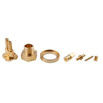 Industrielle gebürstete Messingdrehenteile, Motorrad CNC-Präzisions-Drehenkomponenten