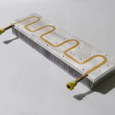 Enbeded-Kupfer-Rohr-elektronischer Kühlkörper IGBT für die Wasserkühlung