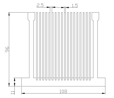 Nicht rostender anodisierter Aluminiumkühlkörper, rostfestes Aluminiumkühlkörper-Profil