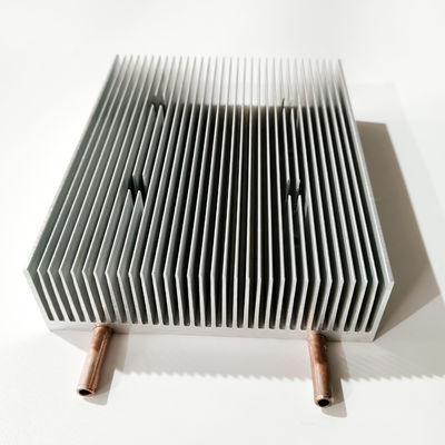 Anodisierungswasser-kühler Kühlkörper mit kupfernem Rohr 120x36x150MM