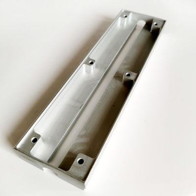 Aluminium-CNC sandstrahlend, Prägeversilbern die teile anodisiertes langlebiges Gut