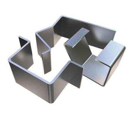 Die nicht rostende Stahl-Hardware, die Teile stempelt, pulverisieren überzogene Stempelbogen-Metallteile